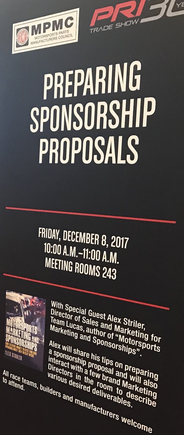 2017 MPMC session — Preparing Sponsorship Proposals