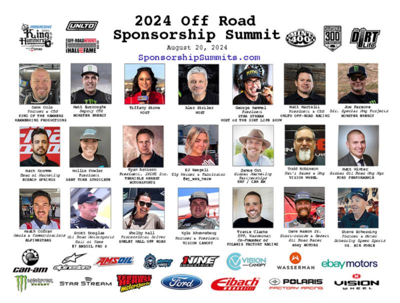 2024 Off Road Sponsorship Summit